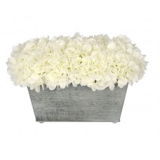 Highland Dunes Artificial Rectangle Hydrangea in Planter HLDS1615